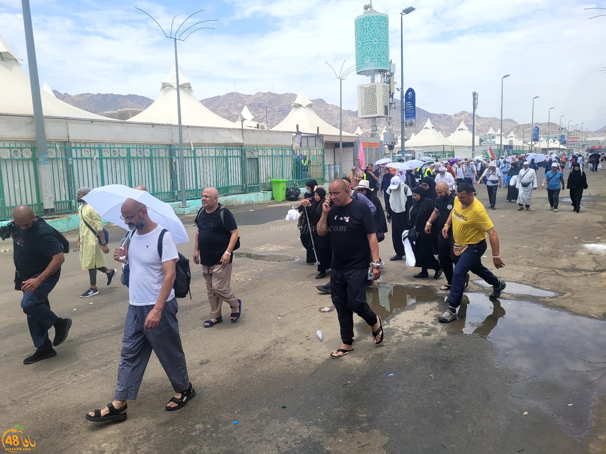  صور: حجاج يافا ينتهون من أداء مناسك الحج ويستعدون للمغادرة